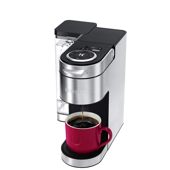 Keurig K Supreme Plus Sleek Silver and Black Coffee Maker